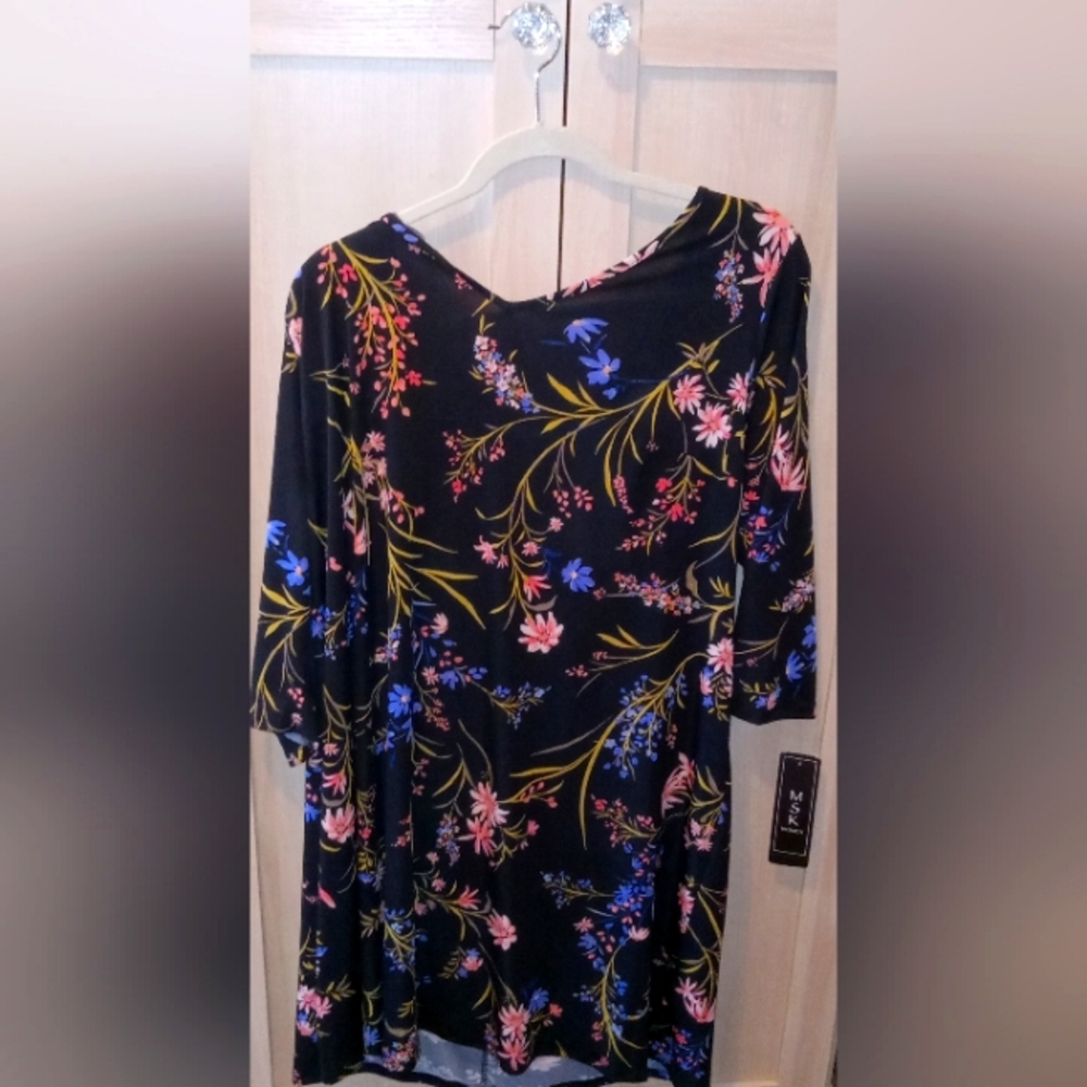 MSK Women's Floral Dress Size 1X